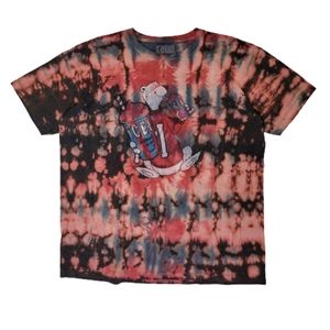 ICEE Graphic Tee Mens XL Custom Tie Dye T-shirt red blue